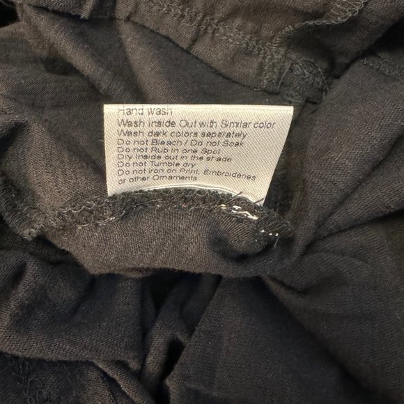 AREA Stars, Short Sleeve Ruffled Baby Doll Dress in Black, Medium, NWT/NEW - Picture 12 of 12